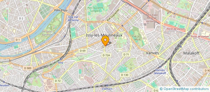 localisation de l'entreprise MADAME NAIMA ASSAKI  ISSY-LES-MOULINEAUX