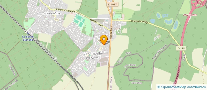 localisation de l'entreprise MADAME NAIMA BEKHTI  LA CHAPELLE-EN-SERVAL