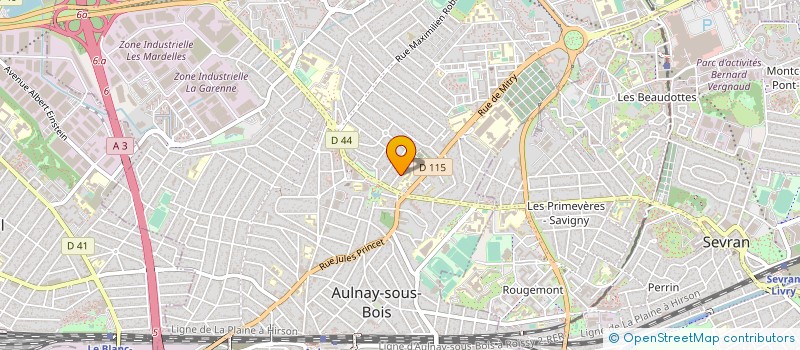 localisation de l'entreprise MADAME NAIMA BELABED à AULNAY SOUS BOIS