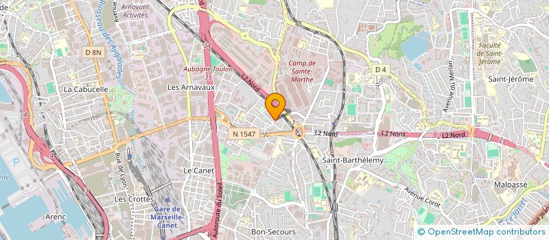 localisation de l'entreprise MADAME NAIMA BELHADJI  MARSEILLE