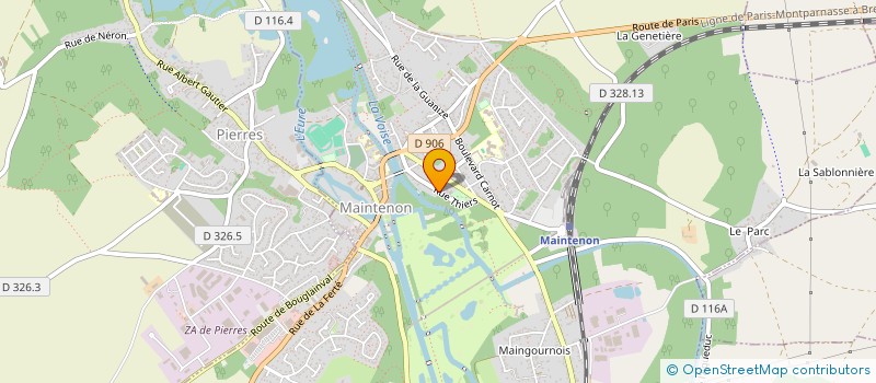 localisation de l'entreprise MADAME NAIMA BELKEBIR à MAINTENON