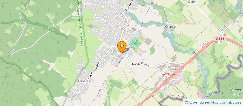 localisation de l'entreprise MADAME NAIMA BELKORCHI  THOIRY