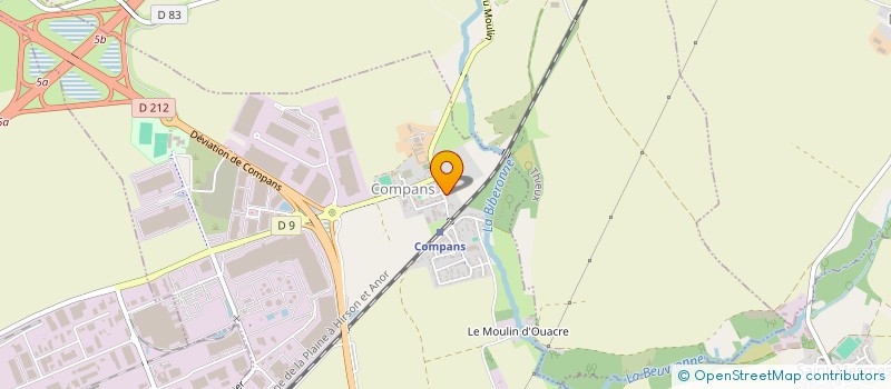 localisation de l'entreprise MADAME NAIMA BEN AMAR  COMPANS