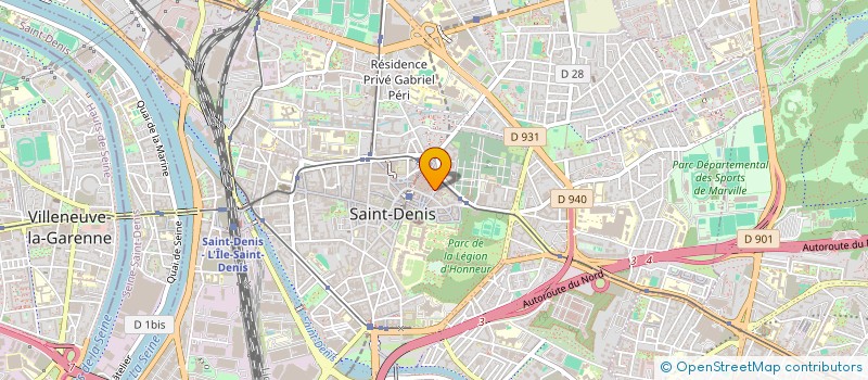 localisation de l'entreprise MADAME NAIMA BENKIRANE à SAINT-DENIS
