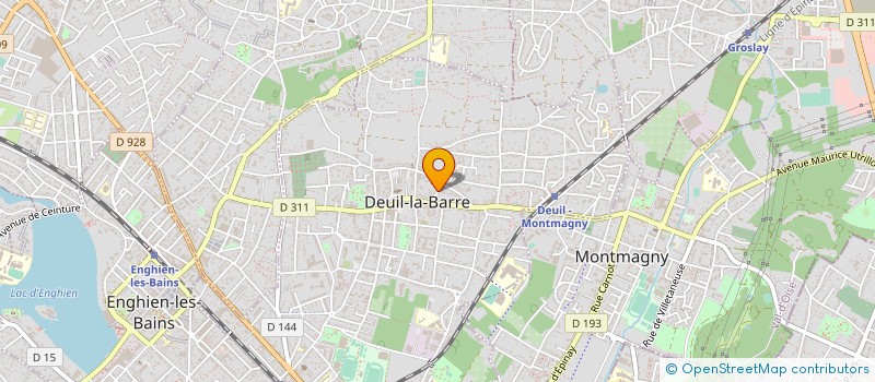 localisation de l'entreprise MADAME NAIMA BENSERAYE  DEUIL-LA-BARRE