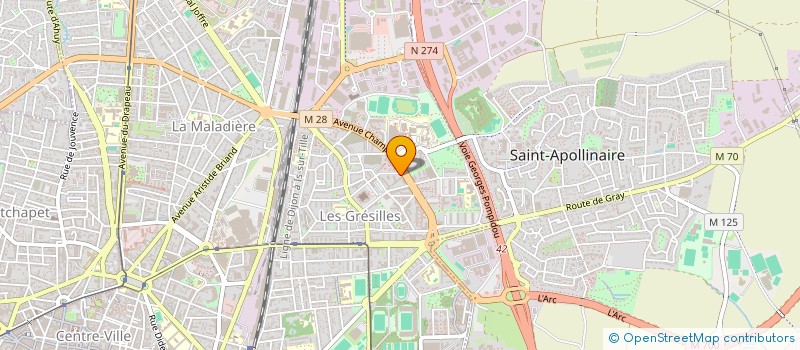 localisation de l'entreprise MADAME NAIMA BETTIOUI à DIJON