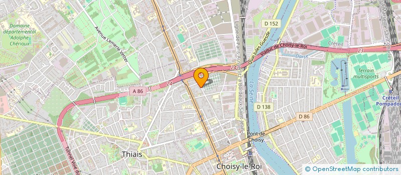 localisation de l'entreprise MADAME NAIMA BIBI à CHOISY-LE-ROI