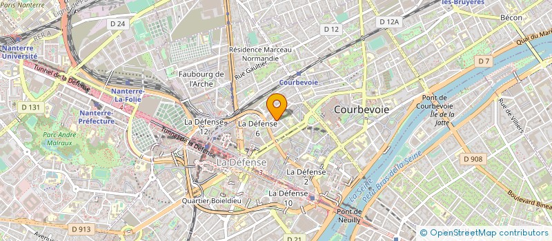 localisation de l'entreprise MADAME NAIMA BOUDI à COURBEVOIE