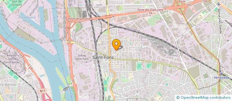 localisation de l'entreprise MADAME NAIMA BOULAHIA  SAINT-FONS