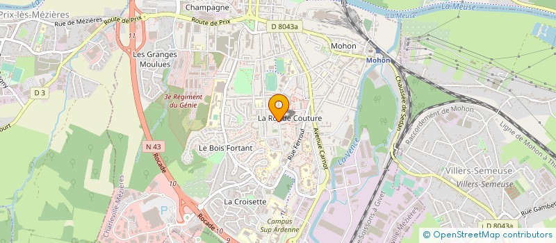 localisation de l'entreprise MADAME NAIMA BOUMHAIR  CHARLEVILLE-MEZIERES