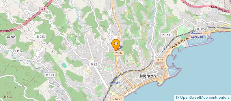 localisation de l'entreprise MADAME NAIMA CHALLOUF BEN JANNET à MENTON