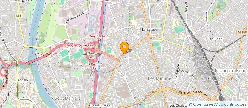 localisation de l'entreprise MADAME NAIMA CHERROU à TOULOUSE