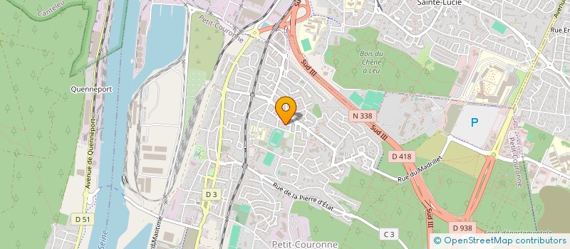 localisation de l'entreprise MADAME NAIMA CHRAIRI  PETIT-COURONNE