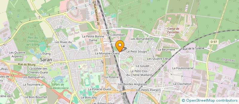 localisation de l'entreprise MADAME NAIMA CHTIOUI à SARAN