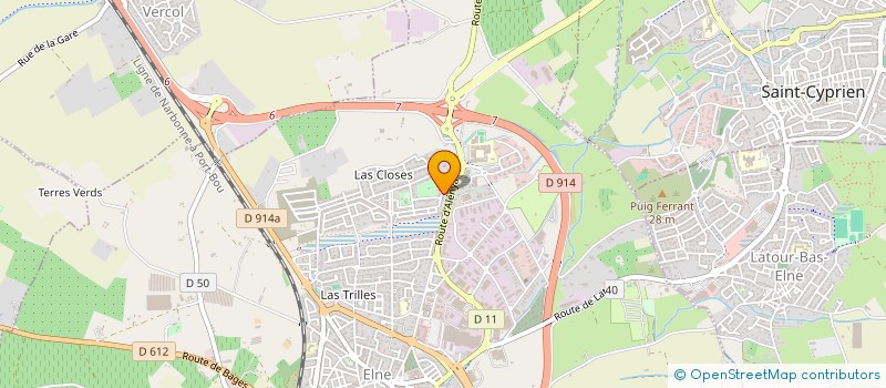 localisation de l'entreprise MADAME NAIMA EL GHAOUAL  ELNE