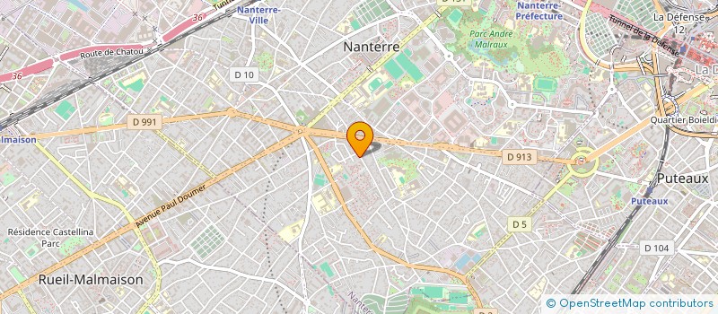 localisation de l'entreprise MADAME NAIMA EL JAOUHARI  NANTERRE