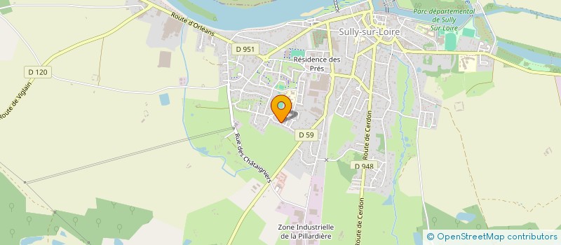 localisation de l'entreprise MADAME NAIMA EL MOUJOUDI à SULLY-SUR-LOIRE