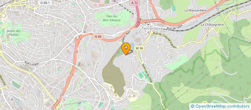 localisation de l'entreprise MADAME NAIMA EL OUARIACHI  SAINT-ETIENNE