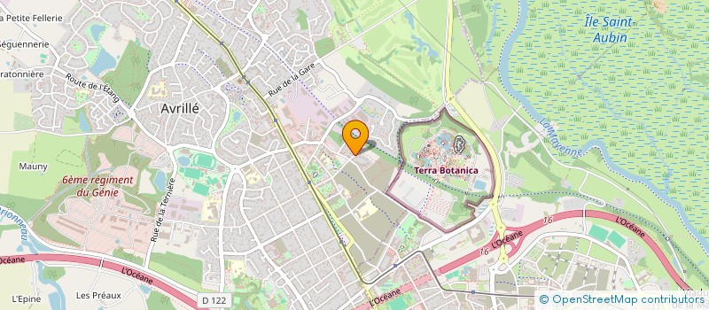 localisation de l'entreprise MADAME NAIMA EL YAKOUBI  AVRILLE