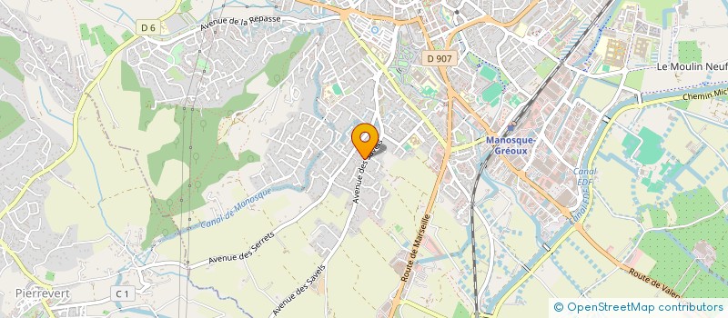 localisation de l'entreprise MADAME NAIMA ENIA  MANOSQUE