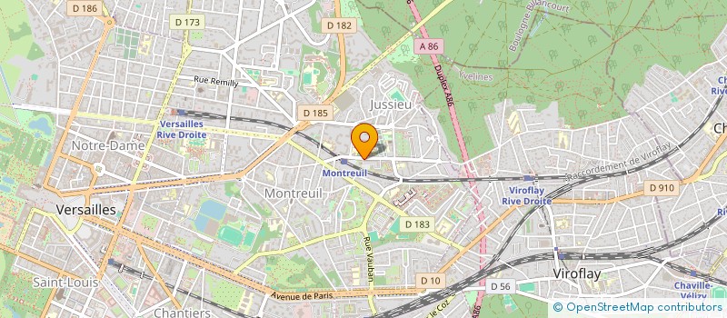 localisation de l'entreprise MADAME NAIMA ESSOUFI à VERSAILLES