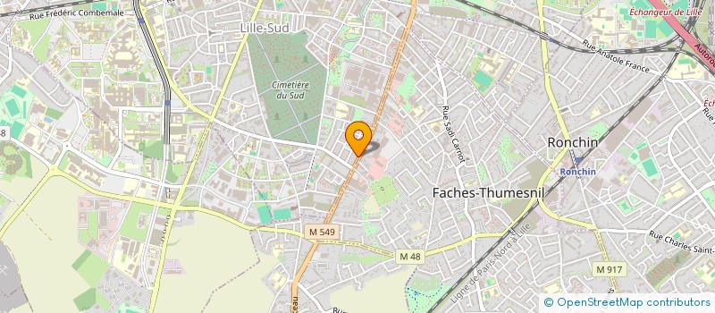 localisation de l'entreprise MADAME NAIMA GAYE à LILLE