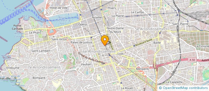 localisation de l'entreprise MADAME NAIMA GLAIMI à MARSEILLE