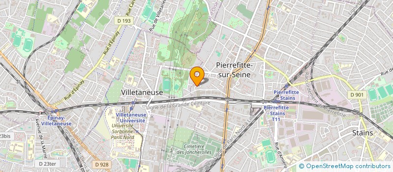 localisation de l'entreprise MADAME NAIMA GUERROUJ à PIERREFITTE-SUR-SEINE
