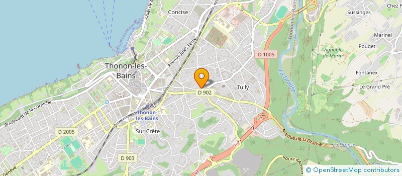 localisation de l'entreprise MADAME NAIMA HADADI à THONON-LES-BAINS