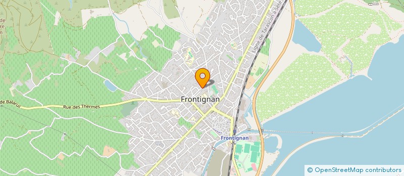 localisation de l'entreprise MADAME NAIMA ICHOU à FRONTIGNAN