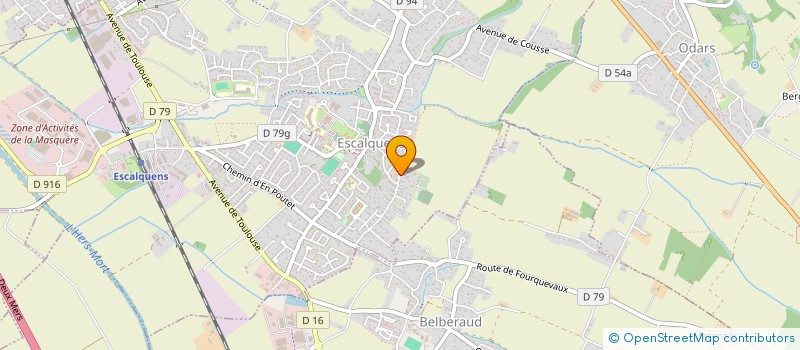 localisation de l'entreprise MADAME NAIMA ISSAD  ESCALQUENS
