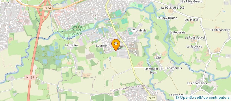 localisation de l'entreprise MADAME NAIMA JEBBAR à NOYAL-CHATILLON-SUR-SEICHE