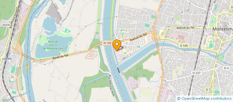 localisation de l'entreprise MADAME NAIMA JEMOUDI  MONTELIMAR