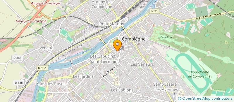 localisation de l'entreprise MADAME NAIMA KABI  COMPIEGNE