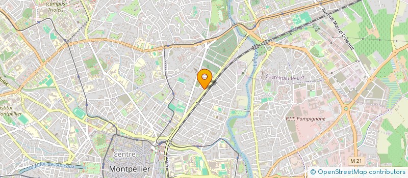 localisation de l'entreprise MADAME NAIMA KAJOUJ à MONTPELLIER