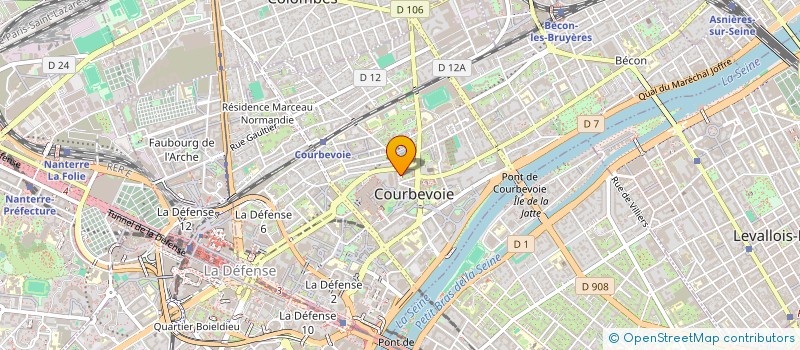 localisation de l'entreprise MADAME NAIMA KARBOUL à COURBEVOIE