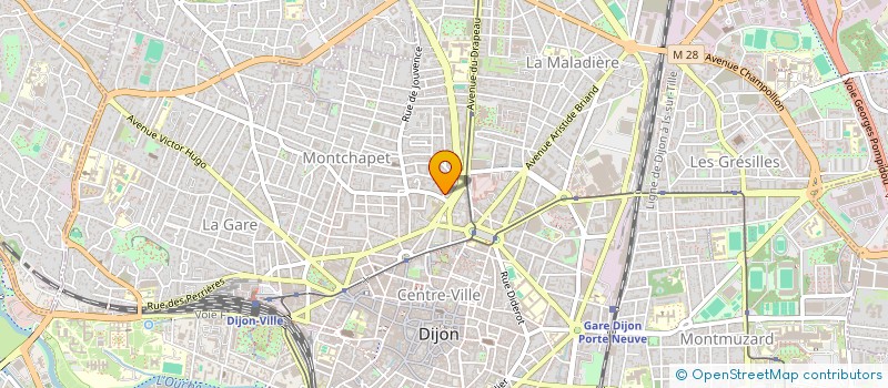 localisation de l'entreprise MADAME NAIMA KEBRIT à DIJON