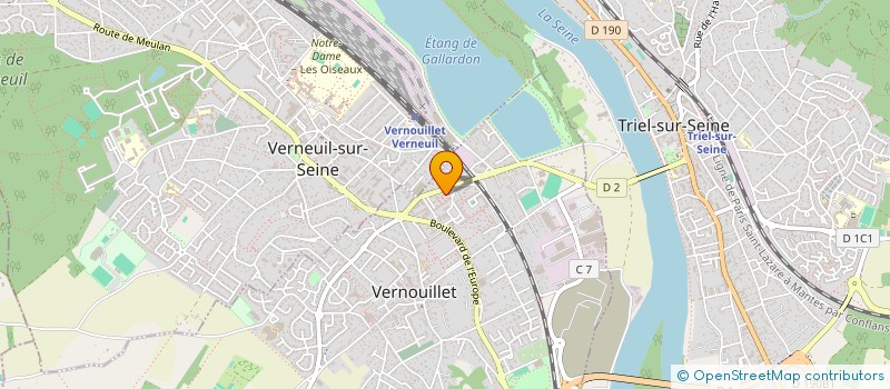 localisation de l'entreprise MADAME NAIMA KHIREDDINE à VERNOUILLET