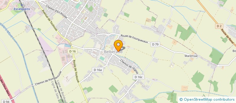 localisation de l'entreprise MADAME NAIMA KOUAKHI  BELBERAUD