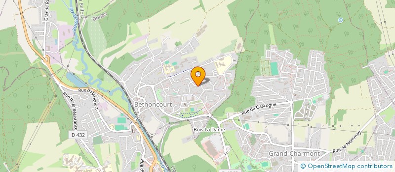 localisation de l'entreprise MADAME NAIMA LAHCENE  BETHONCOURT