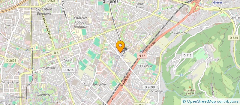 localisation de l'entreprise MADAME NAIMA LAINOUS  SAINT-MARTIN-D'HERES