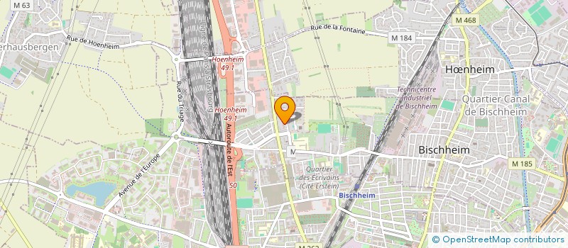 localisation de l'entreprise MADAME NAIMA LATIFI  BISCHHEIM