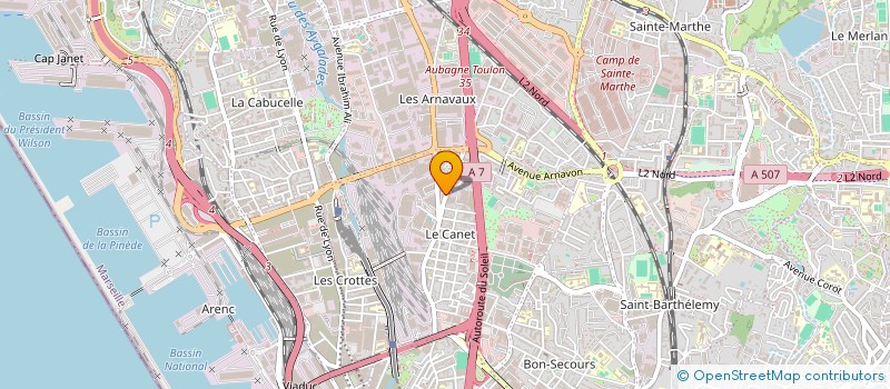 localisation de l'entreprise MADAME NAIMA MADI KARI à MARSEILLE