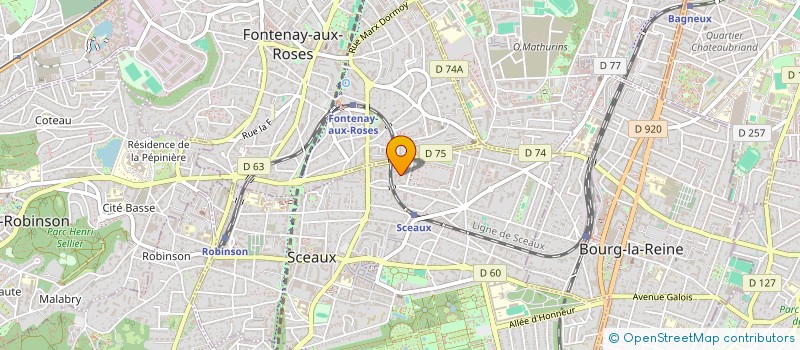 localisation de l'entreprise MADAME NAIMA MAHDOUNE à SCEAUX