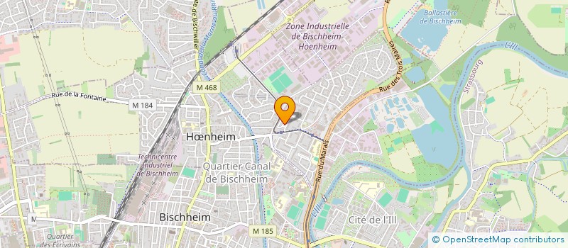 localisation de l'entreprise MADAME NAIMA MAROUF  HNHEIM