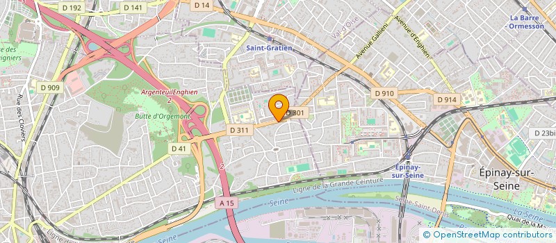 localisation de l'entreprise MADAME NAIMA MAYOUF  ARGENTEUIL