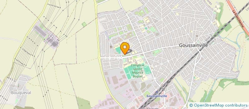 localisation de l'entreprise MADAME NAIMA MEDJKANE  GOUSSAINVILLE