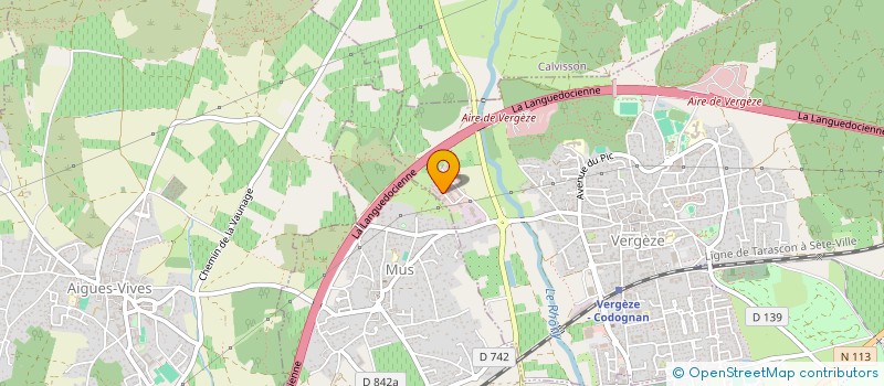 localisation de l'entreprise MADAME NAIMA MOHAMMEDI  VERGEZE