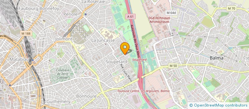 localisation de l'entreprise MADAME NAIMA MOUSSI à TOULOUSE