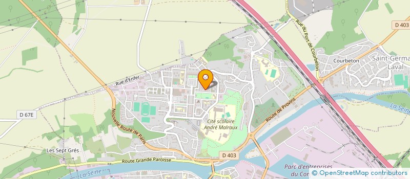 localisation de l'entreprise MADAME NAIMA NAIM GUNYAYLA  MONTEREAU-FAULT-YONNE